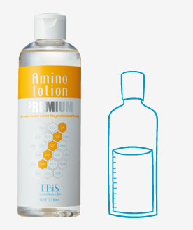 アミノローションプレミアム(310mL)/一般的な化粧水(100mL) 
