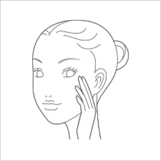 気になる部分にはさらに適量を重ねづけ。指先でトントンとおさえながらなじませるとより効果的。