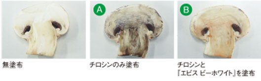 3分で黒くなるマッシュルームがずっと白さをキープ！