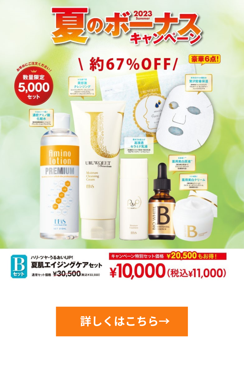 bset / 原液・美顔器のパイオニアEBiS（エビス）化粧品