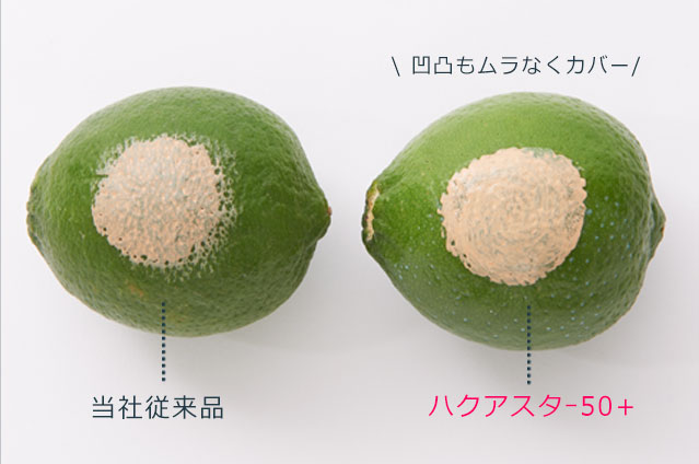 肌の凹凸カバー力