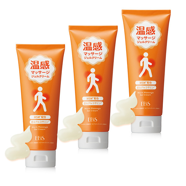 エビス 温感ジェルクリーム3個セット