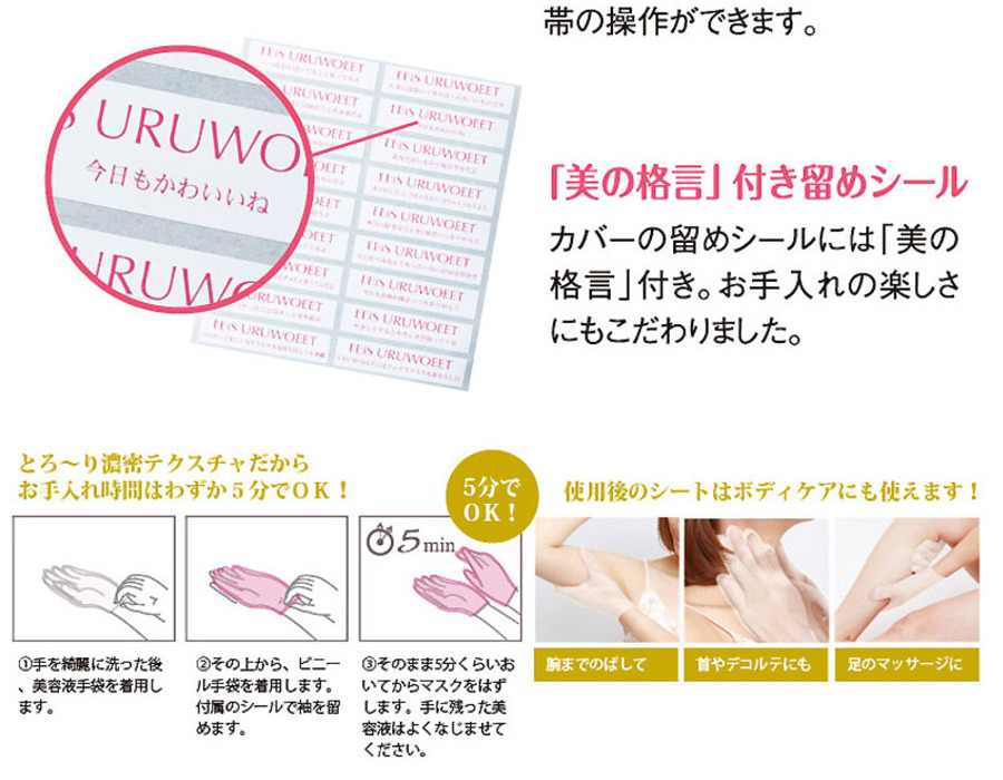 ウルオイート モイスチャー ハンドマスクN