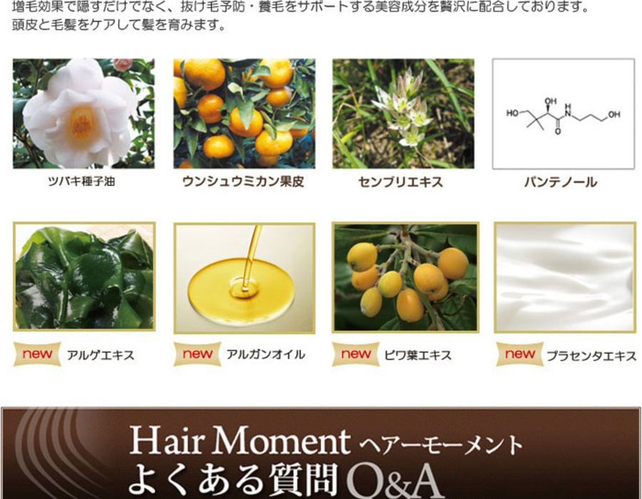 【定期便】ヘアーモーメントP 2本セット