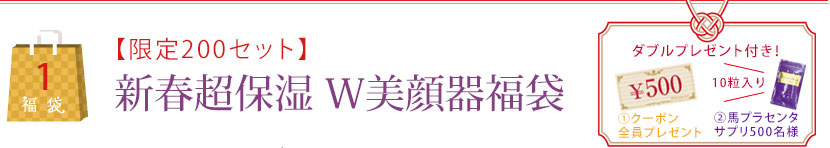【限定200セット】新春超保湿 W美顔器福袋