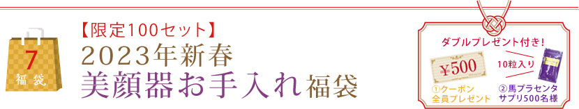 【限定100セット】2023年新春美顔器お手入れ福袋