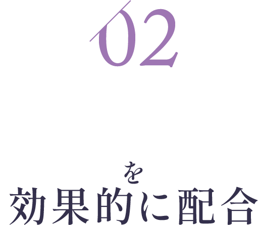 02:攻めのレチノール守りのレチノールを効果的に配合