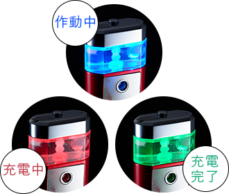 ステータスがわかる3色LED