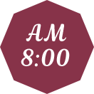 AM8:00