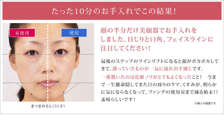 たった10分のお手入れでこの結果！