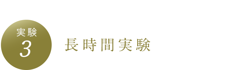 実験3　長時間実験